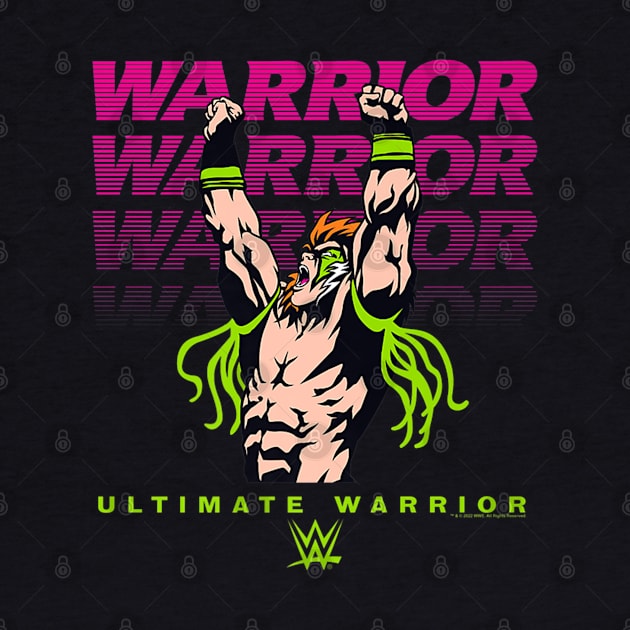 Ultimate Warrior Text Stack Comic Cover by Holman